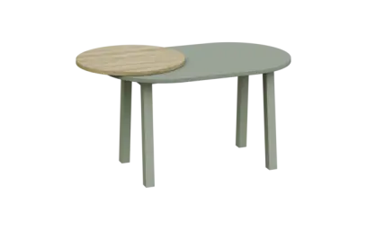 RGY 12 P konferenční stolek, pravý, masivní dřevěná podnož, deska 18 mm, 500x1020x625, vodní